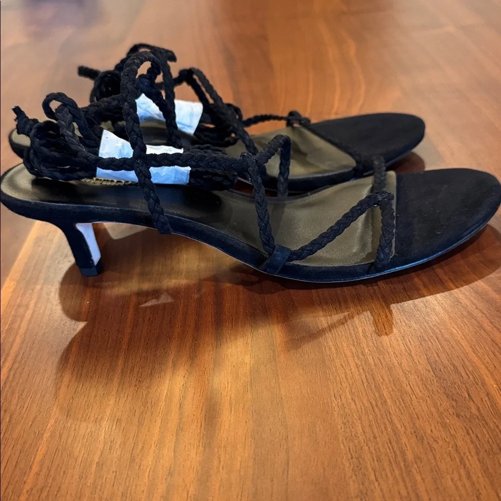 NEW! Reformation Porto Sandal Black US 8